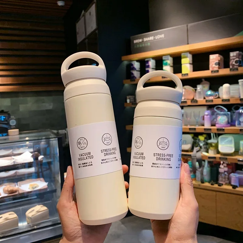

Portable Stainless Steel 304 Thermal Mug Leak-Proof Tumbler Thermos Bottle Travel Vacuum Flask Water Bottle Outdoor Coffee Mug