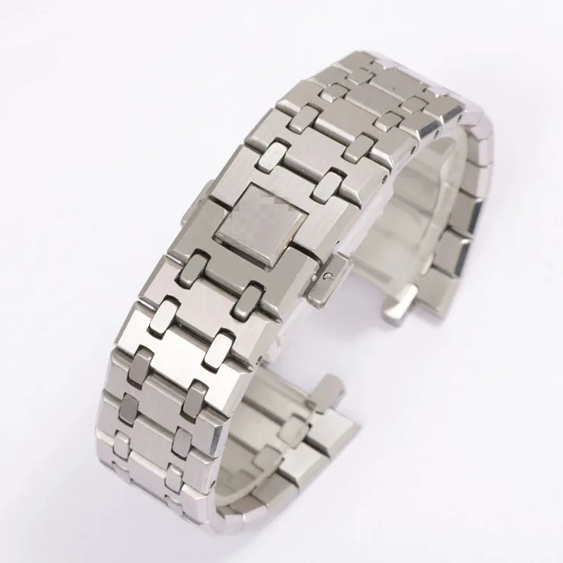 For AP fine steel watch with Royal Oak Offshore series convex interface steel band 21mm 26mm 28mm watch chain men