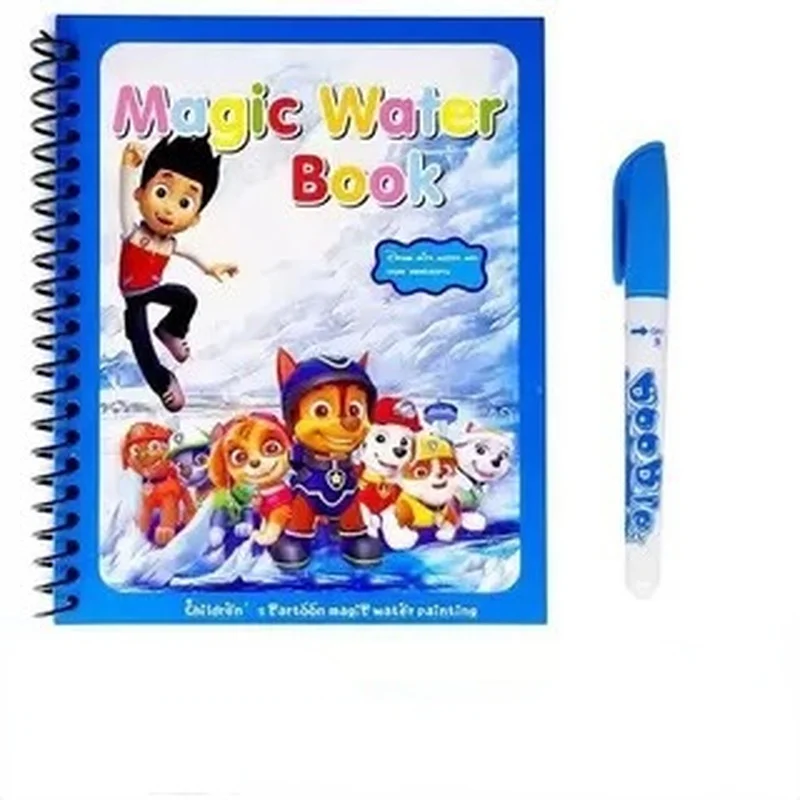 Детский волшебный Пазл Щенячий патруль альбом для рисования водой многократные