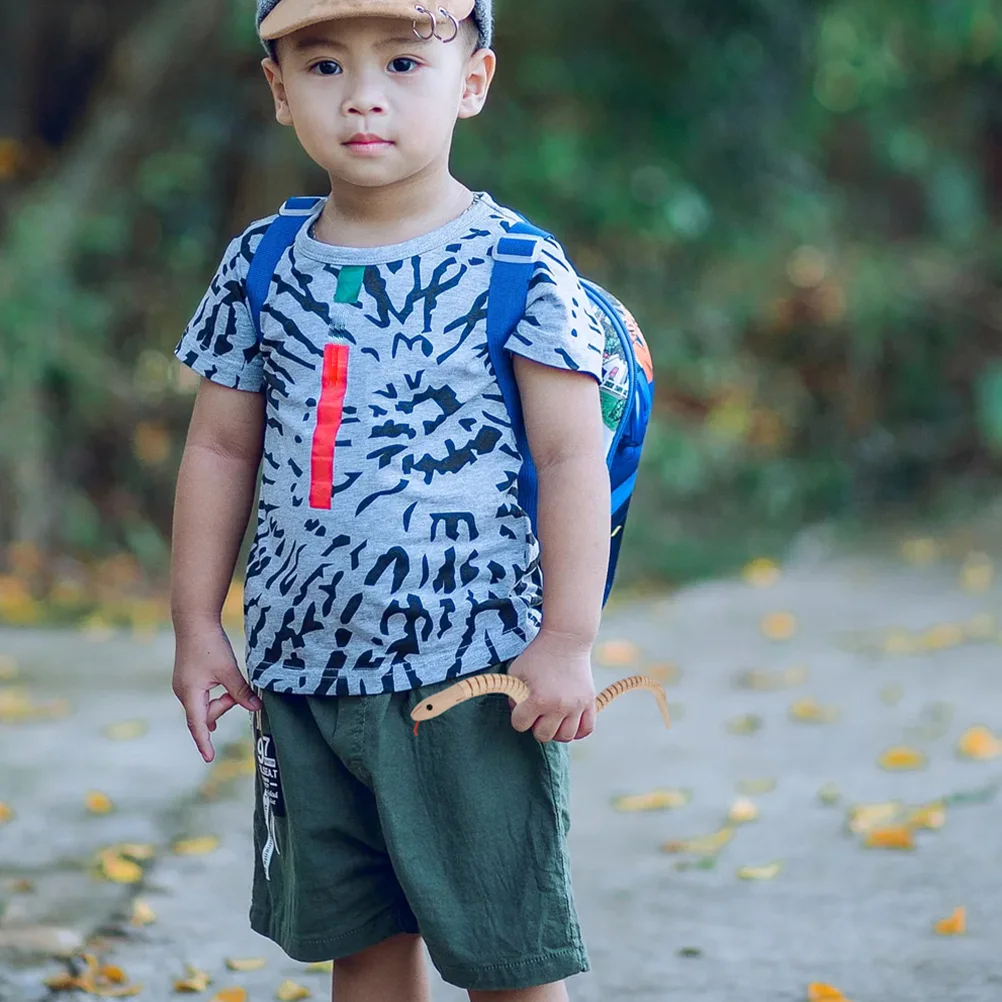 10 шт. игрушка-змея на Хэллоуин деревянные поддельные поделки для детей рептилия