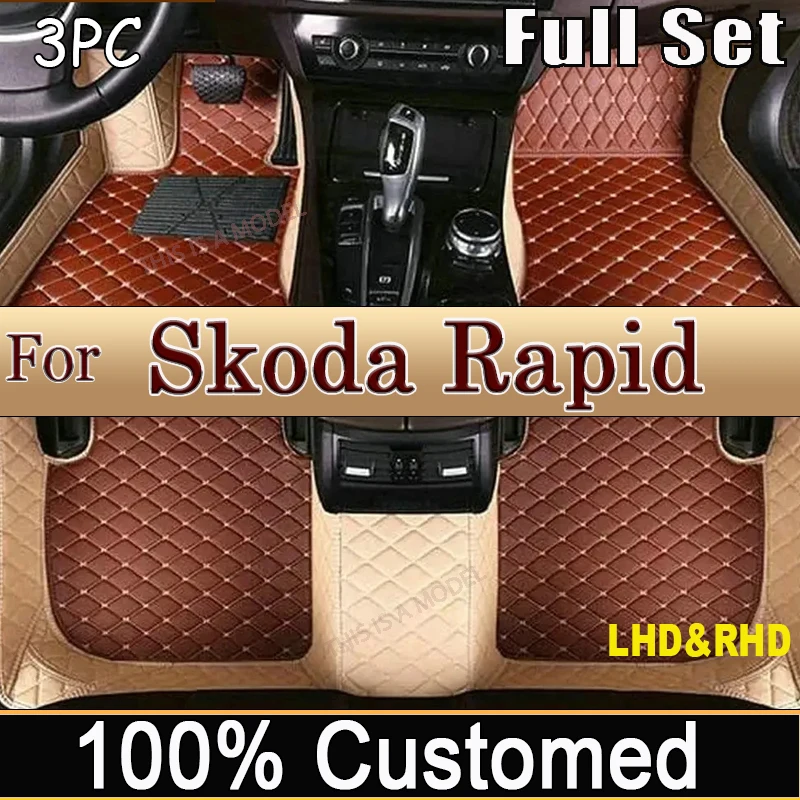Автомобильные коврики для Skoda Rapid 2013 2014 2015 2016 2017 2018 2019 2020