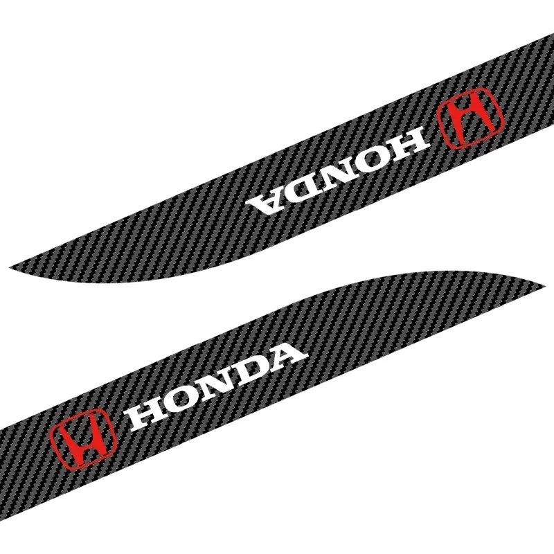 XR Car New Honda Carbon Автомобильная боковая юбка на порог наклейка в полоску защита от