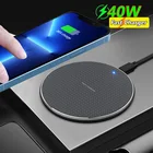 40 Вт qi Беспроводное зарядное устройство для iPhone 13 12 11 Pro Xs Max X XR 8 40 Вт Быстрая зарядка Pad для Xiaomi Huawei Samsung S10 S20 Note 9 8