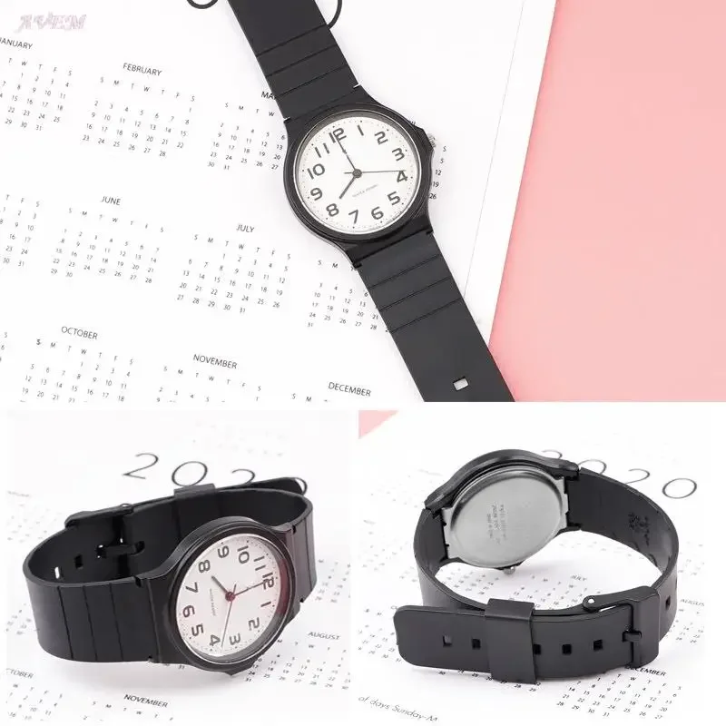 Фото Сменные ремешки для часов из смолы для Casio MW-59 MQ-24 MQ-27 MQ-76, однотонный резиновый ремешок для часов Casio MQ-107, браслет №5