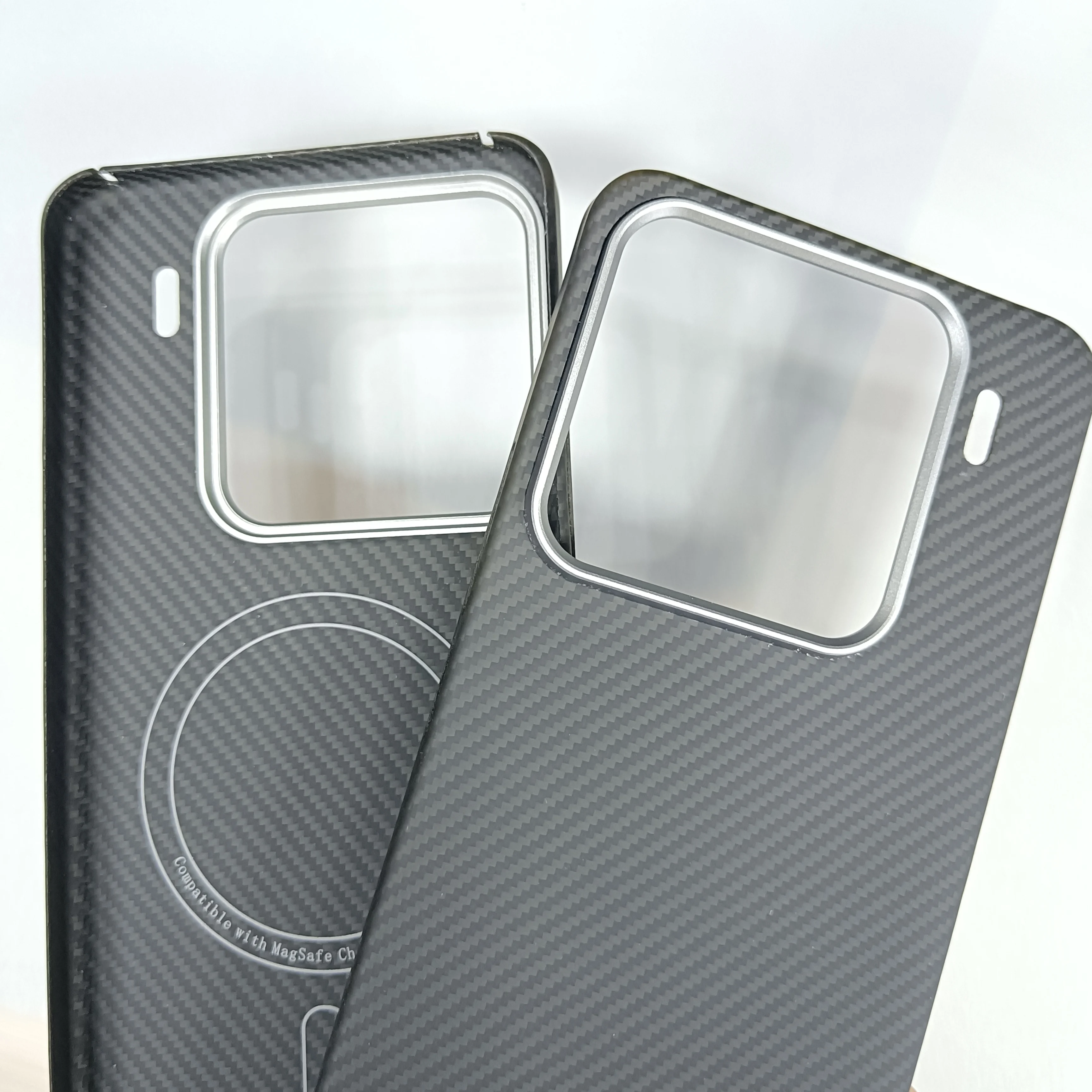 Натуральный арамидный чехол Magsafe из углеродного волокна для Xiaomi 15 Pro Mi15