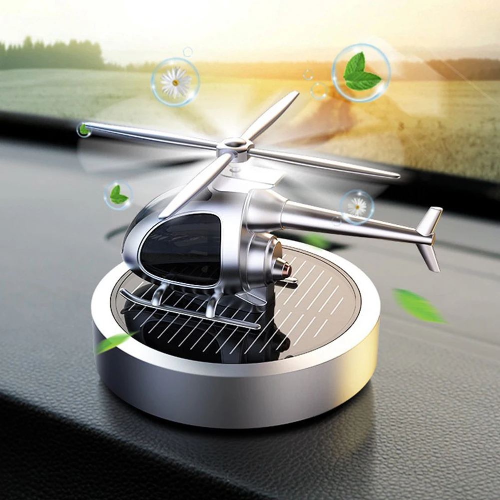 

Brand New Fragrance Machine Perfume 1PC 9.5*8*6cm Automatic Silver/black/red Solar Power Car Styling Decoration