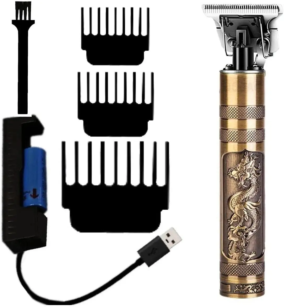 

Maquina Perfect Barber Profissional Dragao Acabamento Barba Free Style Slim Com Bateria