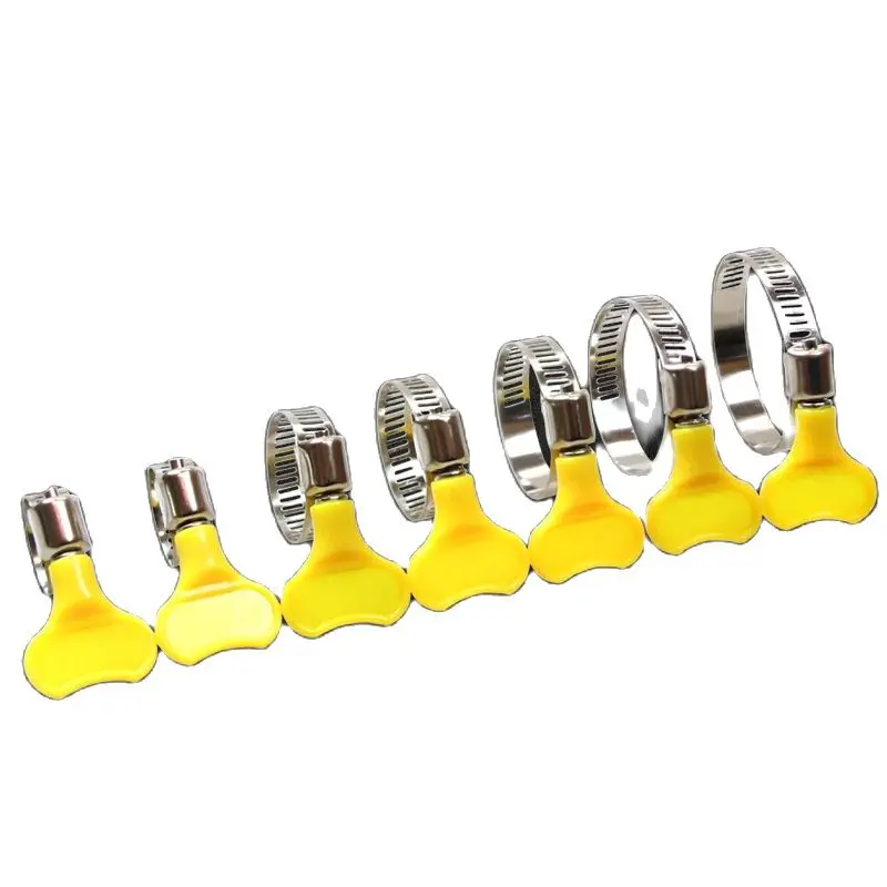 Зажим для шланга из нержавеющей стали 100 304 шт. обруч пластиковой трубки зажим