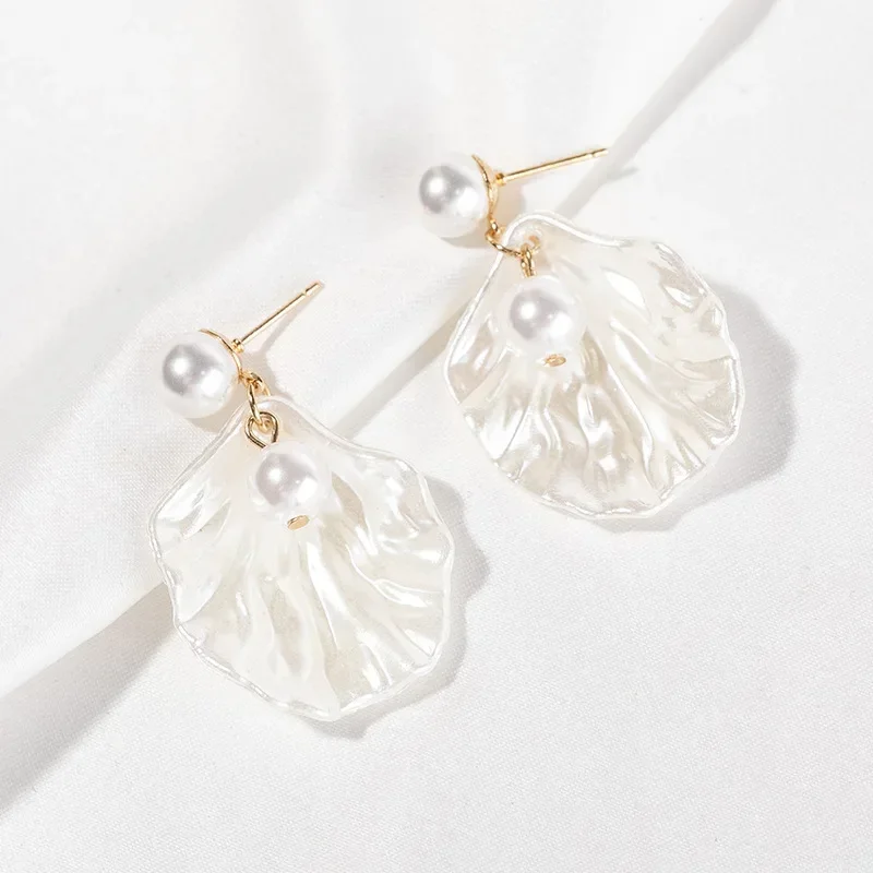 Женские серьги-гвоздики с морской тематикой