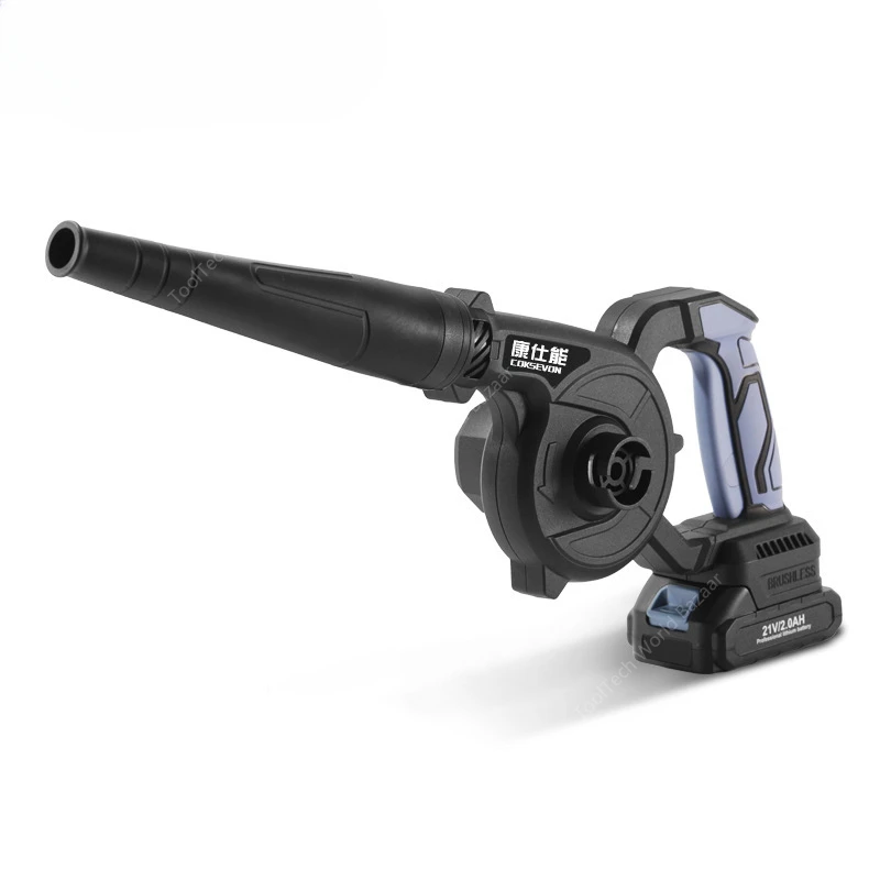 Бесщеточный мощный литиевый фен турбинный вентилятор всасывание пыли двойной