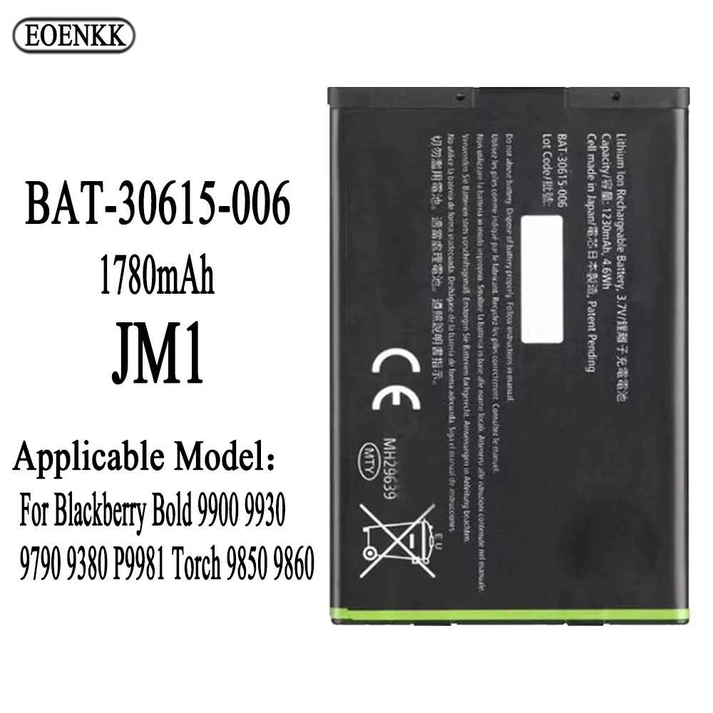 J-M1 JM1 battery For Blackberry Bold 9900 9930 9790 9380 P9981 Torch 9850 9860 Original Capacity Repair Part Phone Batteries Bat