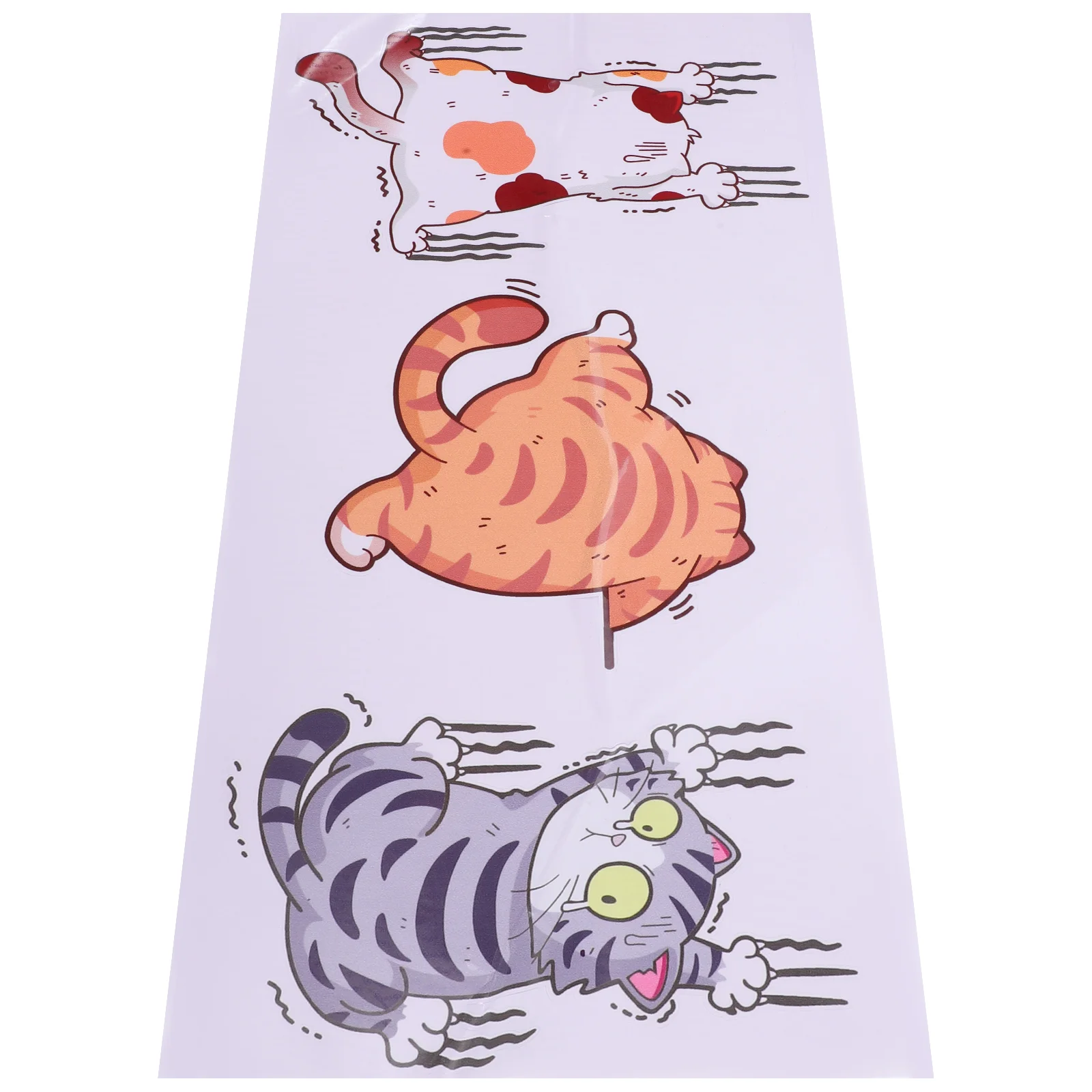 

3 Sheets Cat Car Decal Anime Car Sticker Car Window Sticker Side Body Sticker