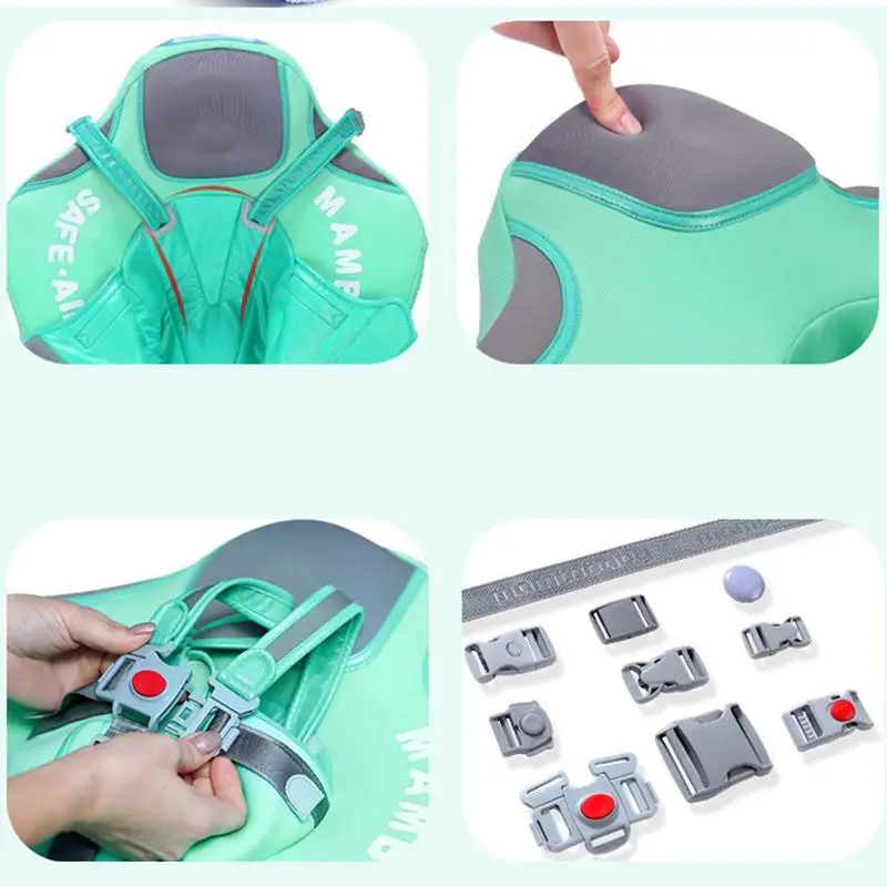 Ненадувной детский Плавающий поплавок безопасное кольцо на шею для младенцев