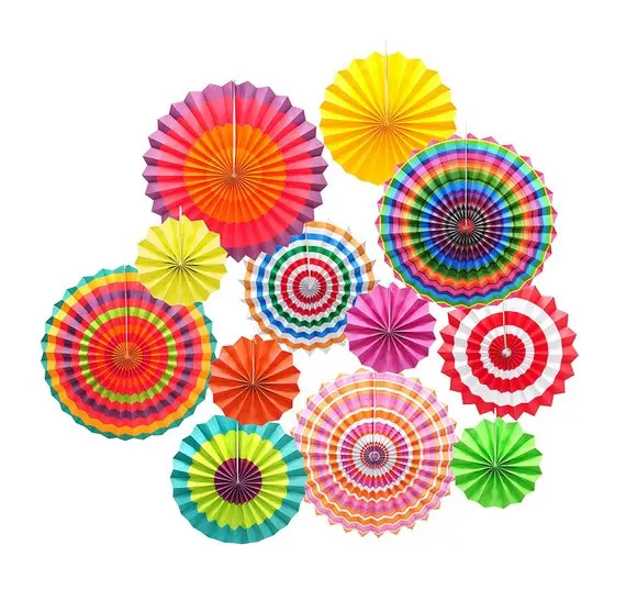 

12 шт. подвесной Фотофон яркий мексиканский праздник карнавал бумага сосны для вечерние ринки торжества дня рождения свадьбы декор