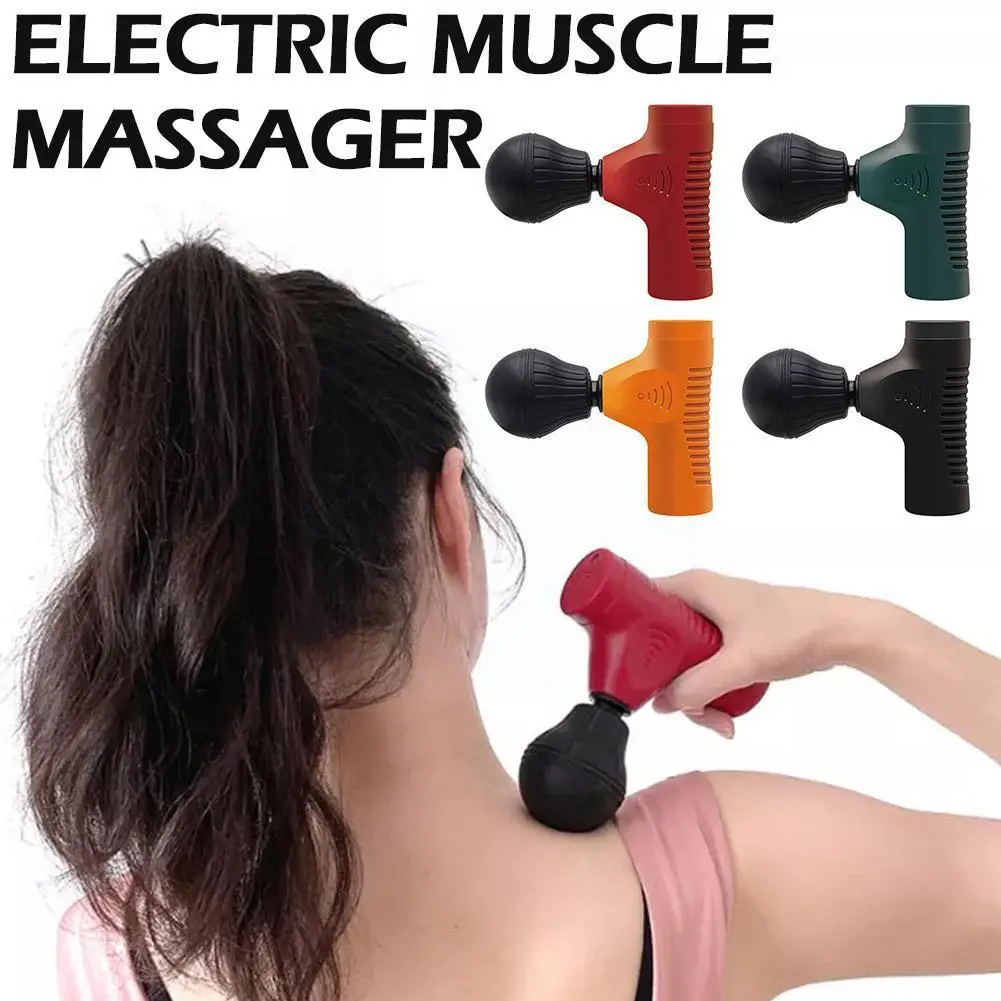 

Portable Massage Gun Electric Muscle Massager Percussion Pistol Massager For Body Deep Tissue Muscle Relaxation Fitness Sli S1A9