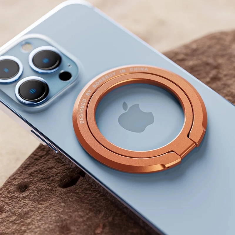 magnetic cell phone rotatable ring holder compatible with iphone 12 13 series magsafe removable cell phone grip kickstand free global shipping