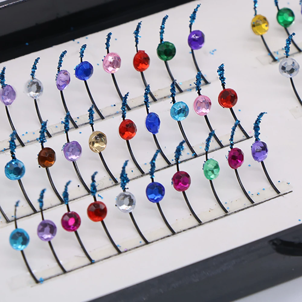 

Mix Color Glitter Diamond Ombre Eyelash Extension Colorful Shining Individual Lashes Other Eyelashes For Korean Makeup Tools