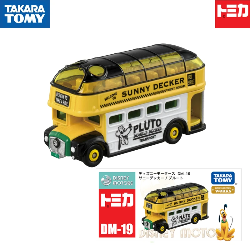

Spot Takara Tomy Tomica 161332 DM-19 Pluto Sunshine Bus Alloy Car Movable Ornament Detachable Car Model Collection Toy Gift