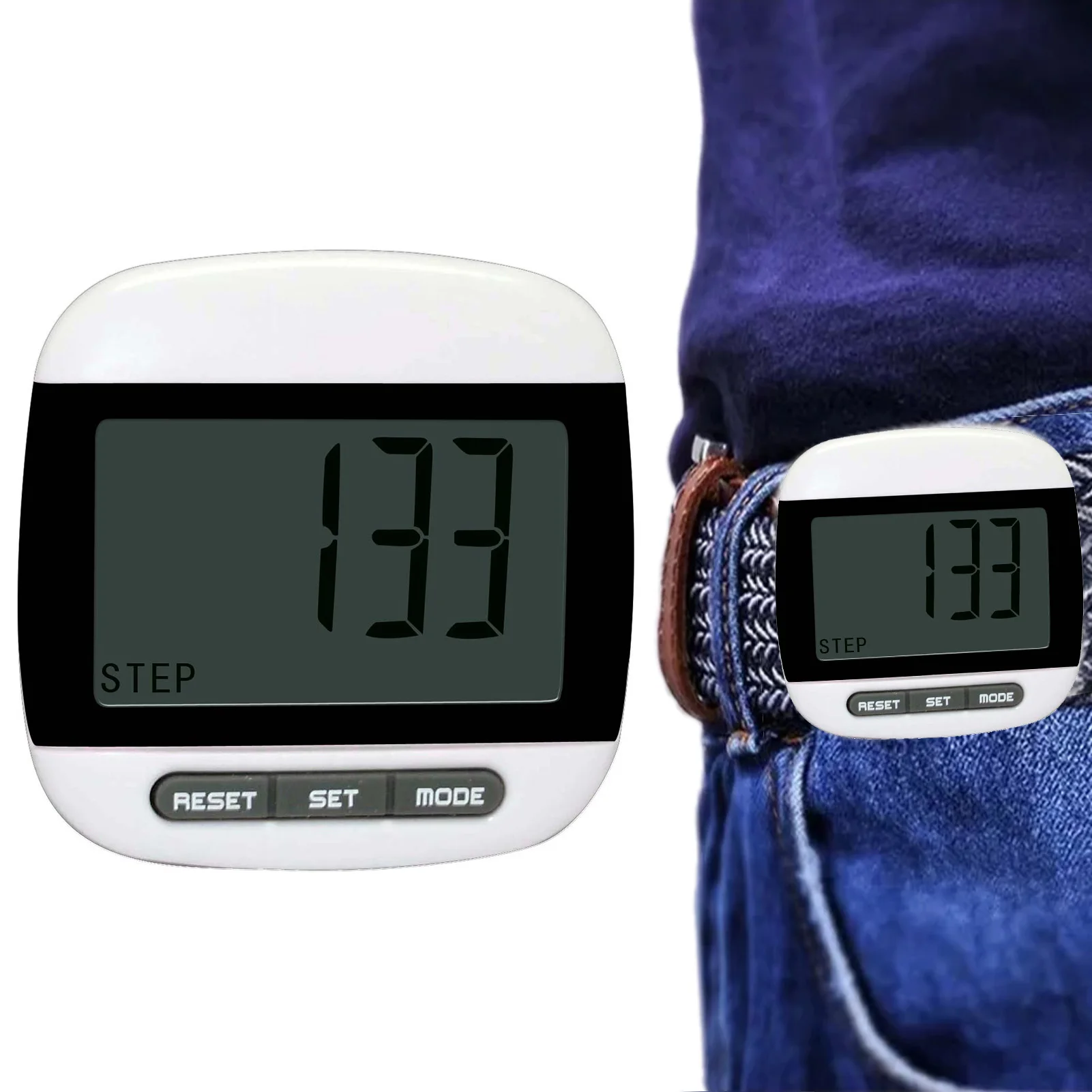 

Pedometer For Walking Pedometer For Walking Seniors Clip On Pedometer For Walking Steps And Miles Calories Large Display Step