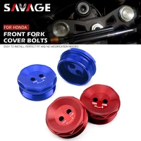 front fork bolts cover for honda cbr600rr cb650r cbr650r 2019 2022 street triple 765rs 2020 2021 motorcycle decorative top cap