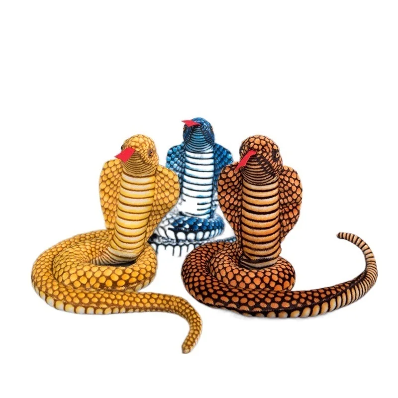 

Милая имитация змеи, плюшевые игрушки, гигантская змея, Кобра, животные, питон, мягкие куклы, подарки на день рождения, детские игрушки, домаш...