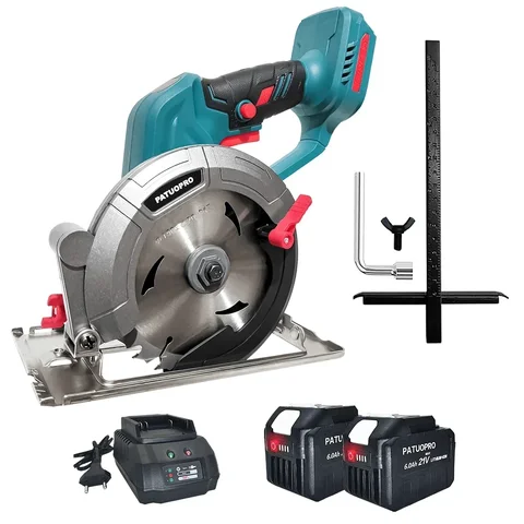 PATUOPRO Циркулярная пила 6 дюймов для аккумулятора Makita 18 В
