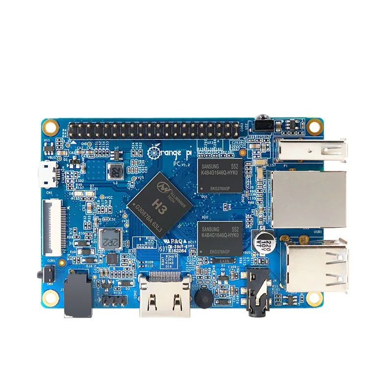 Фото Компьютер OrangePi с чипом Quanzhi H3, 1 ГБ памяти, плата для программирования с открытым исходным кодом, в наличии, комплект для разработки ПО №4