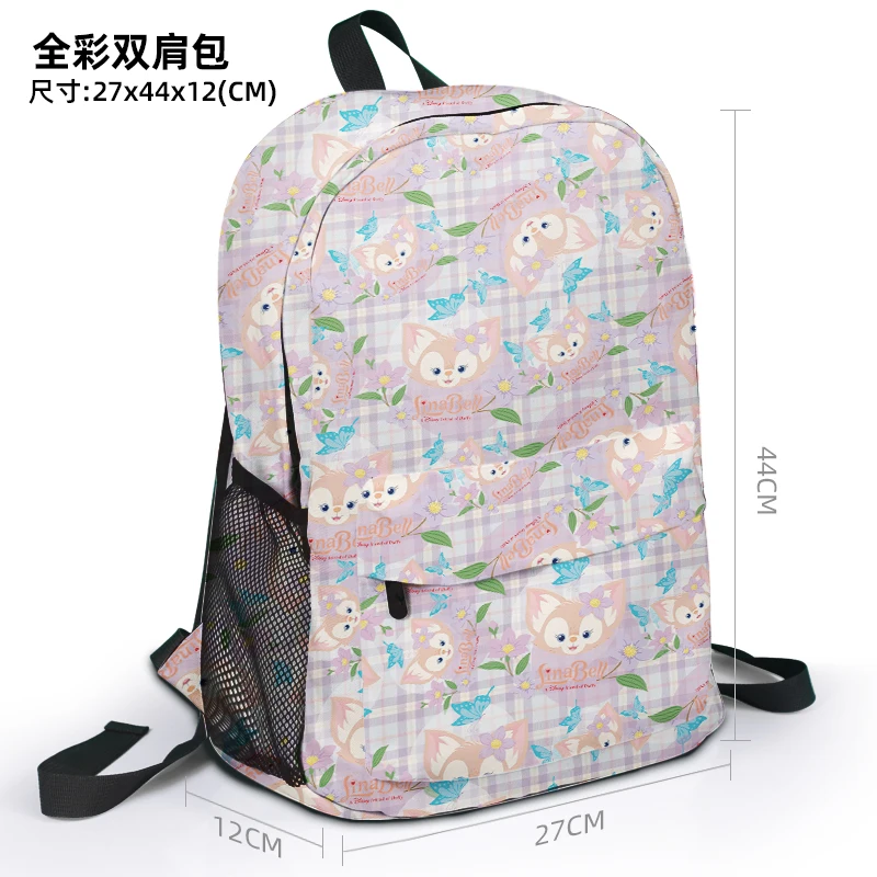 Disney Duffy ShellieMay Gelatoni 3311 Anime Customized Backpack Rucksacks Cartoon Bag Travel Knapsack Gift