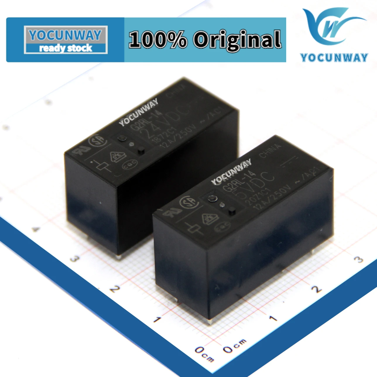 1 шт., новинка, оригинальная Φ 5VDC 12VDC 24VDC JapanOMRON 12A/250VAC