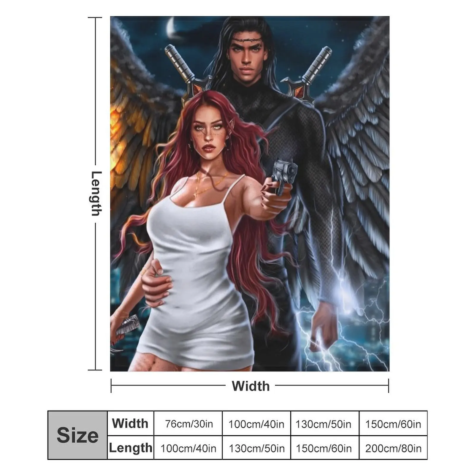 Плед Bryce Quinlan Hunt Athalar и Lehabah из Crescent City манга лохматое одеяло люксового бренда