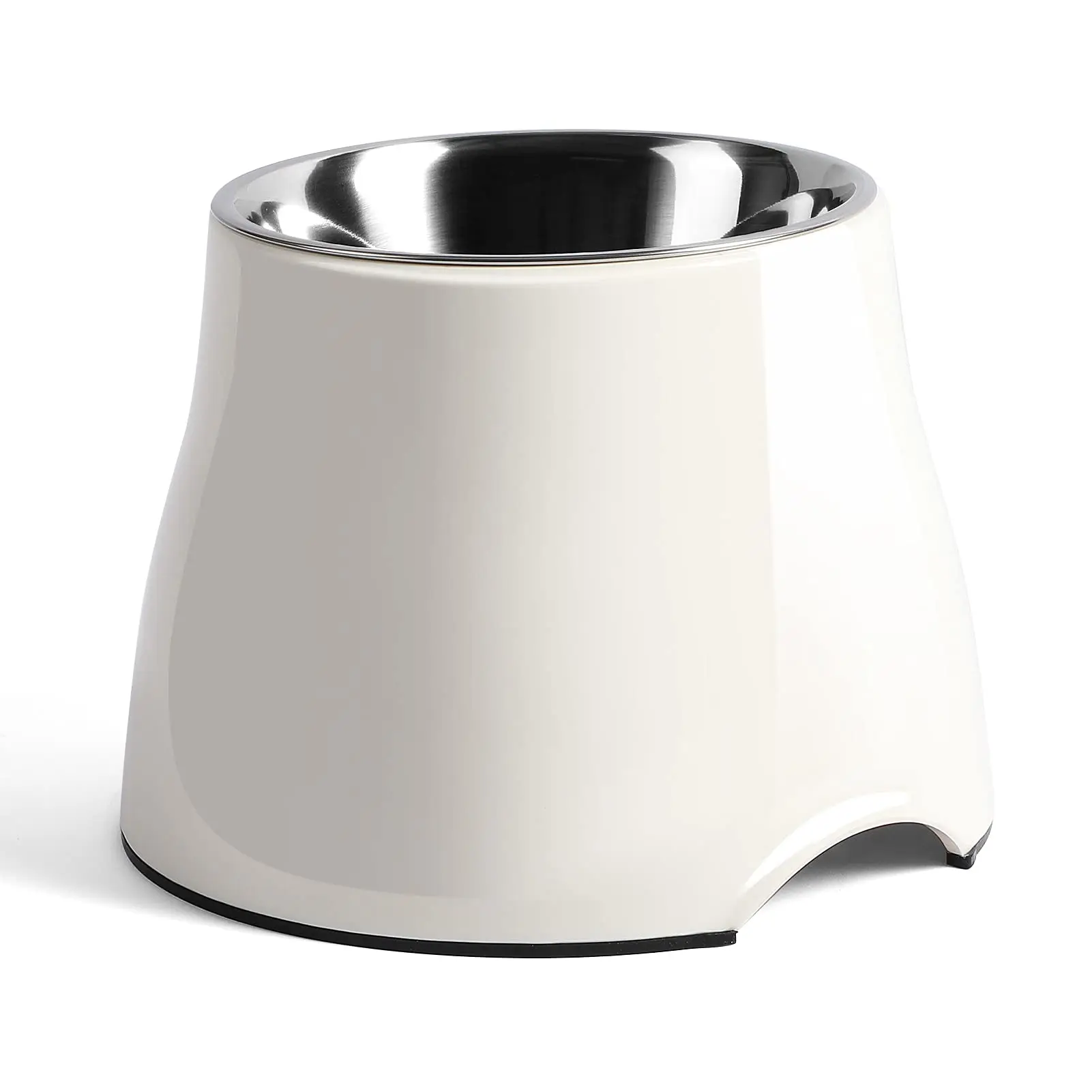 

High Capacity Custom Dog Food Bowls Colorful Raised Stainless Steel Dog Bowls for Medium Small Size Dogs