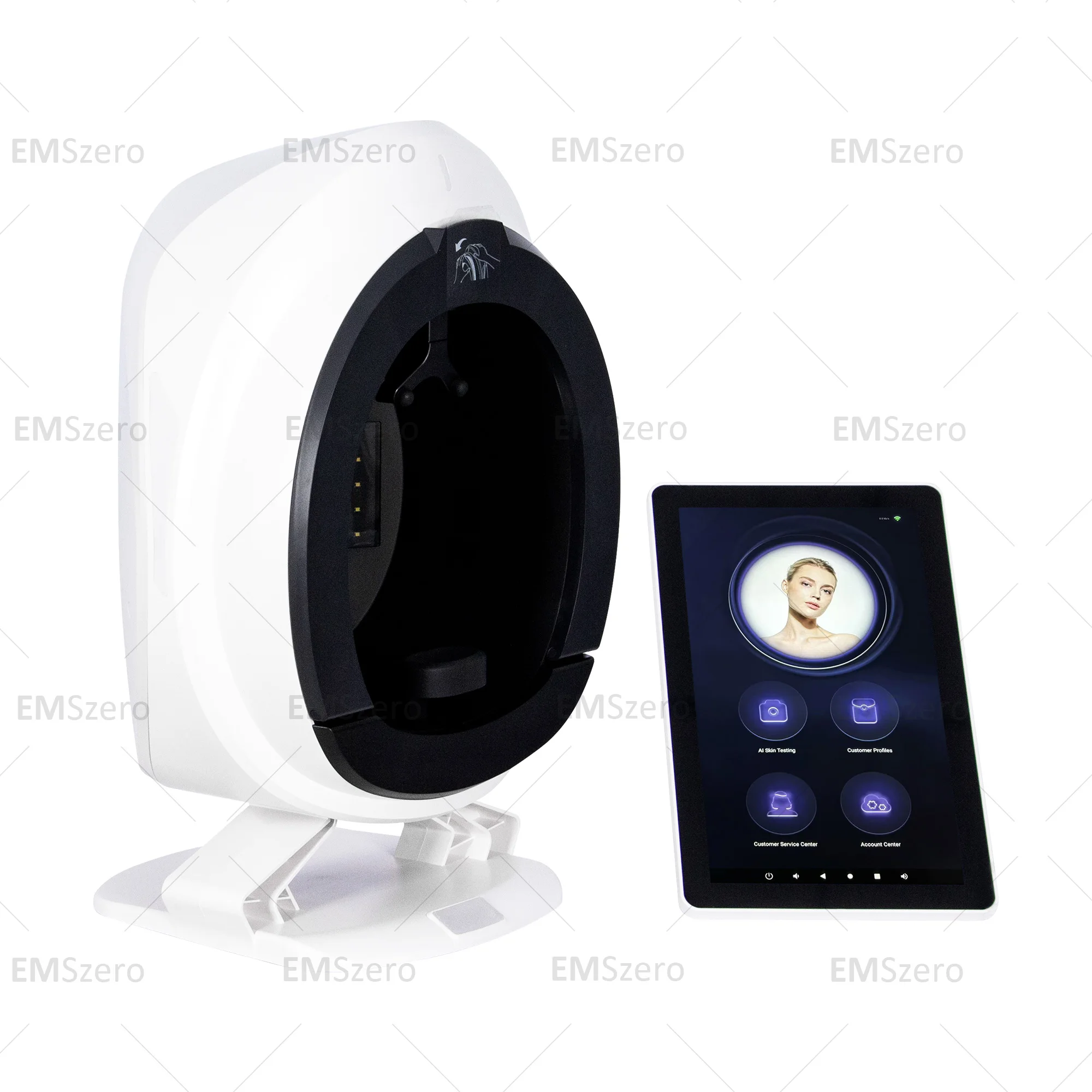 AISIA Q1 2025 3D AI Анализатор кожи лица обнаруживает задачи на коже Диагностика 8