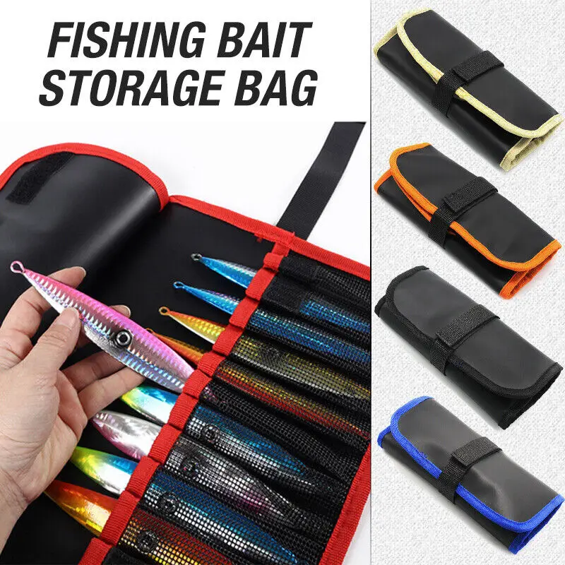 

Fishing Bag Lure Organizer Bait Storage Bag Waterproof Adjustable Fishing Gear