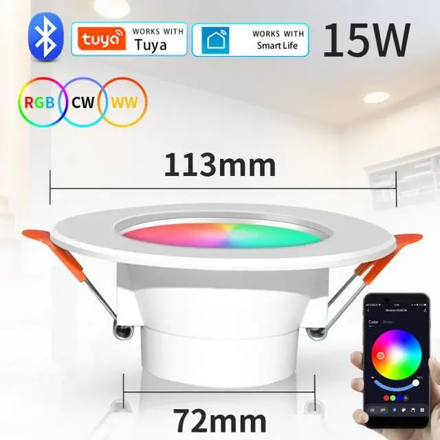 

Потолочный светильник BHomify RGB 10-15Вт