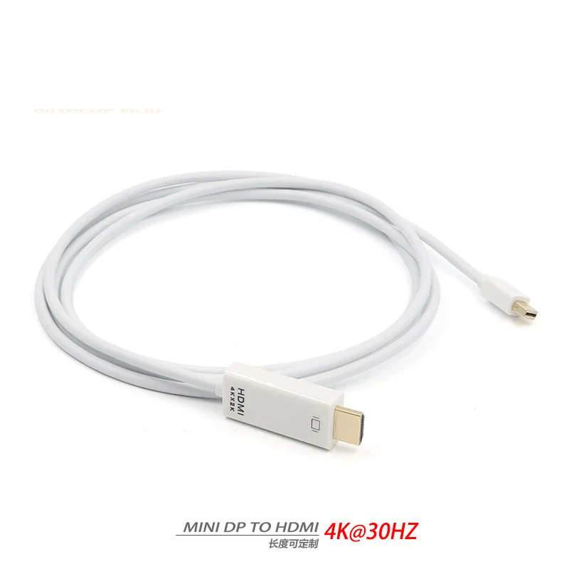 

12Pcs/lot Direct Minidp To HDMI 1.8m 4K 1.8m Mini Displayport DP To HDMI-compatible Cable Adapter Converter Cable