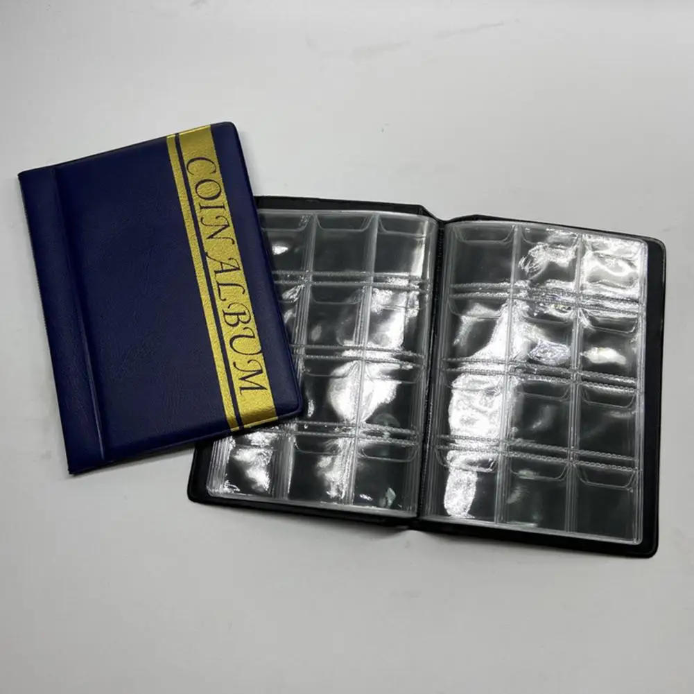 

Portable Classic Retro Coin Protector PVC Coin Holders Large Capacity for Home
