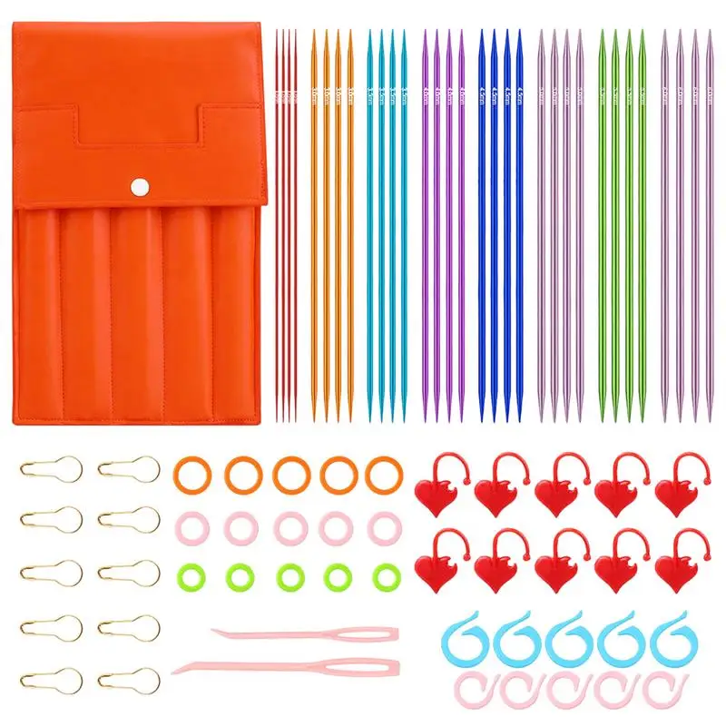 

Stainless Steel Straight Knitting Needles Set Straight Needles Handcraft Sweater Weave Needle Crafts Yarn Tool Sets Crafting