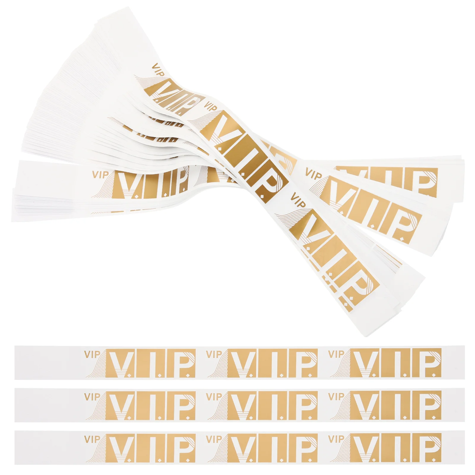 200 Pcs Party Wristband Waterproof Bracelet VIP Bands Event Arm Synthetic Paper Wristbands Events Child