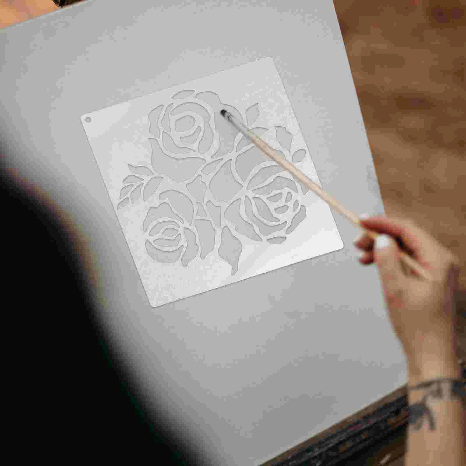 20 шт. шаблон для рисования и гравировки шаблоны распыления трафареты с цветами