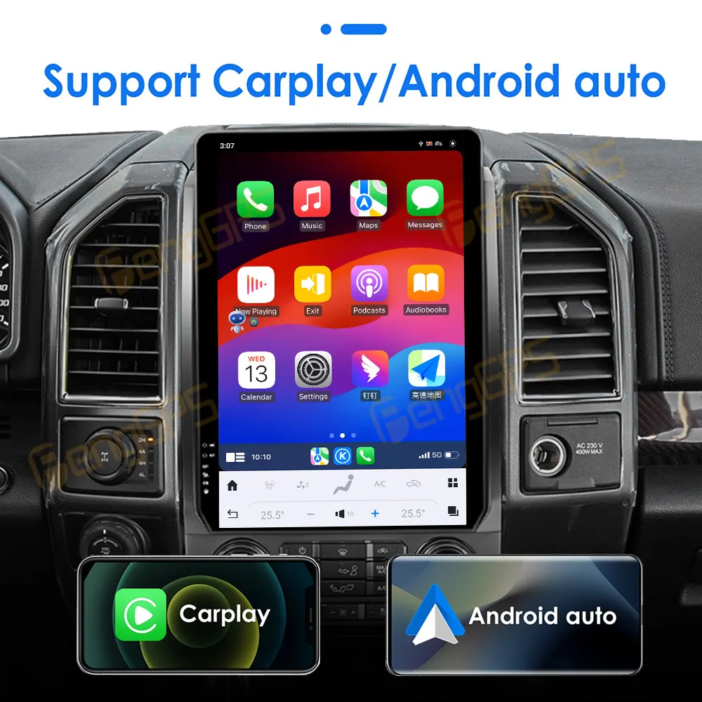 Автомагнитола 2DIN для Ford F150 F350 Raptor 2015-14 4 мультимедийный проигрыватель с GPS