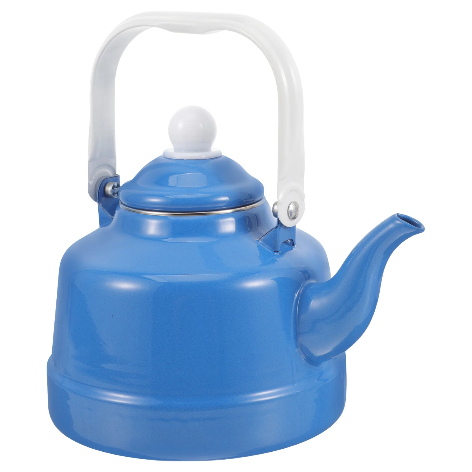 

Gas Stoves Teapot Stovetop Enamel Kettle Convenient Water Daily Use Handle Teakettle