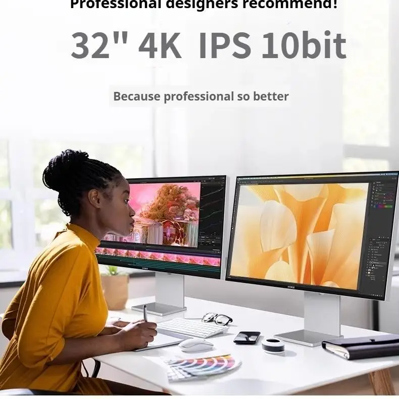 Фото TCOIOR 32-дюймовый монитор 4K UHD Nano IPS |   HDR600 без границ |   Погружной просмотр для игр и фильмов №2