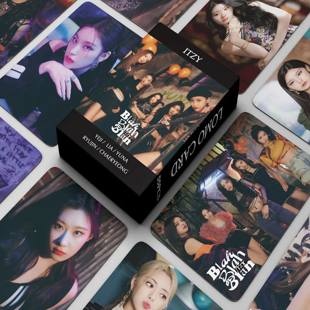 

55PCS/Set Kpop ITZY TWICE IVE (G)I-DLE Lomo Cards Photo Album Ready for love K-pop Photocard Photo Prints Pictures Fans Gift