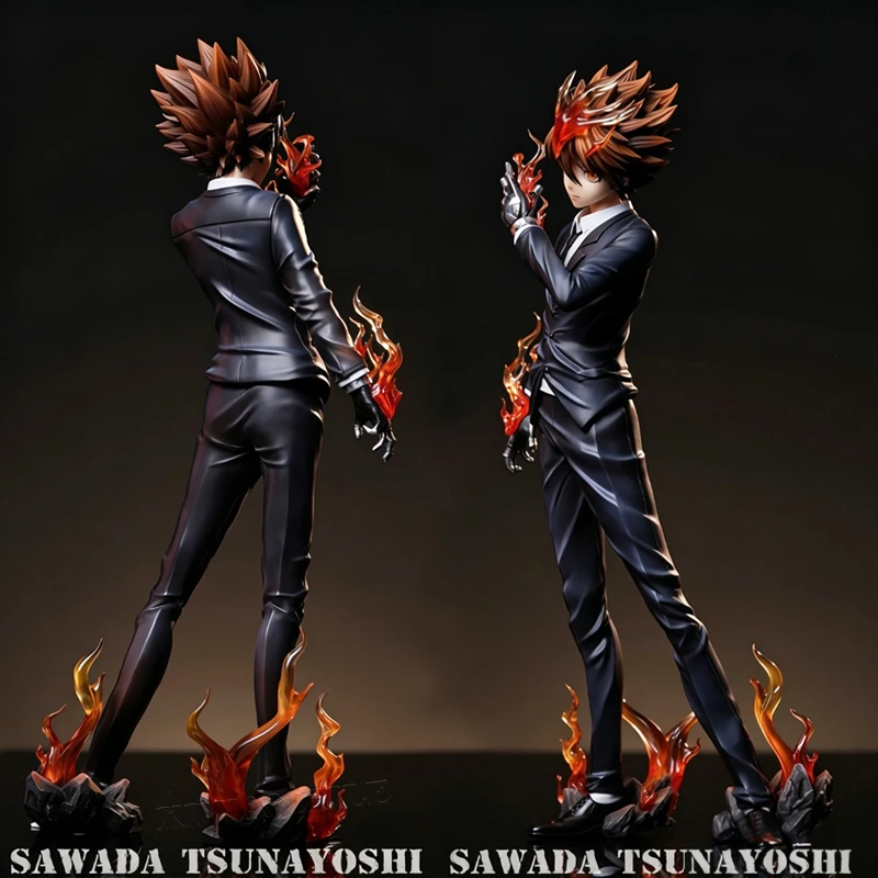 Фото 27 см Katekyou Hitman REBORN! Аниме-фигурка Савады Цунайоши Reborn! Фигурки-модели Хибари Кёя/Хибёрд/Рокудо Мукоро №1