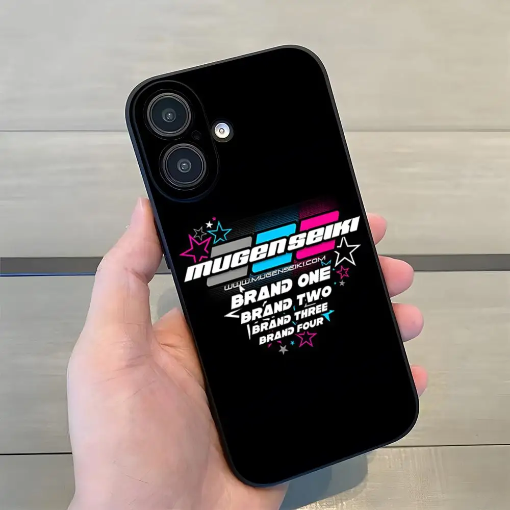 Фото Чехол для телефона Mugen Seiki Rc с логотипом для iPhone 16 Pro Max, 17 Pro Max, 14, 12, 15, 11, 13 Pro, Xr, X, Xs, Se, задняя крышка №4