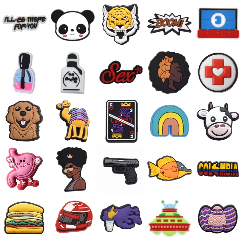 

Kids Women Charm Packs Gifts Shoes Accessories Girl Men Para Pins Wholesale Bulk Set Jeans Boy Decorations for Crocs Shoe Charms