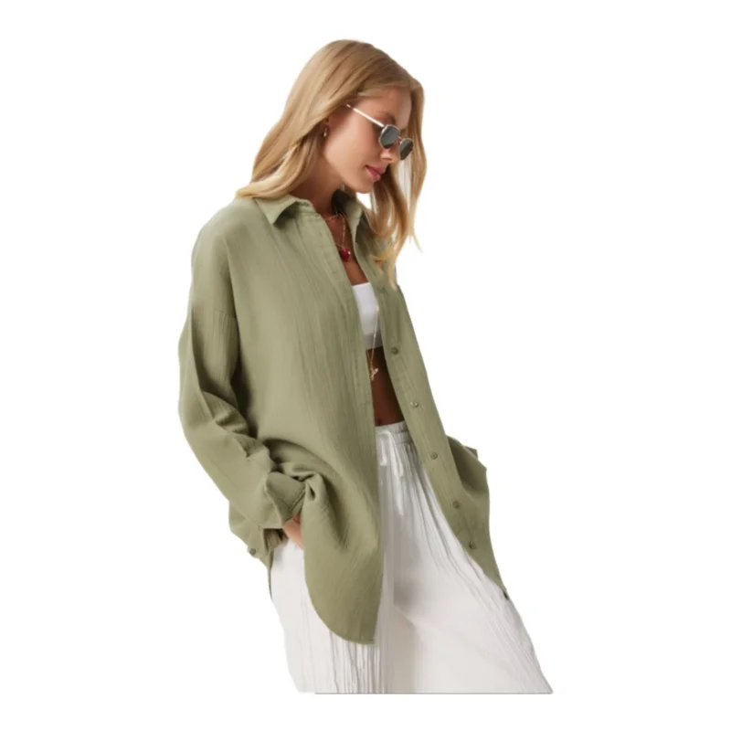 TYZA Женская рубашка Рубашки и блузки Блузки Футболки Y2K Топы с графикой T