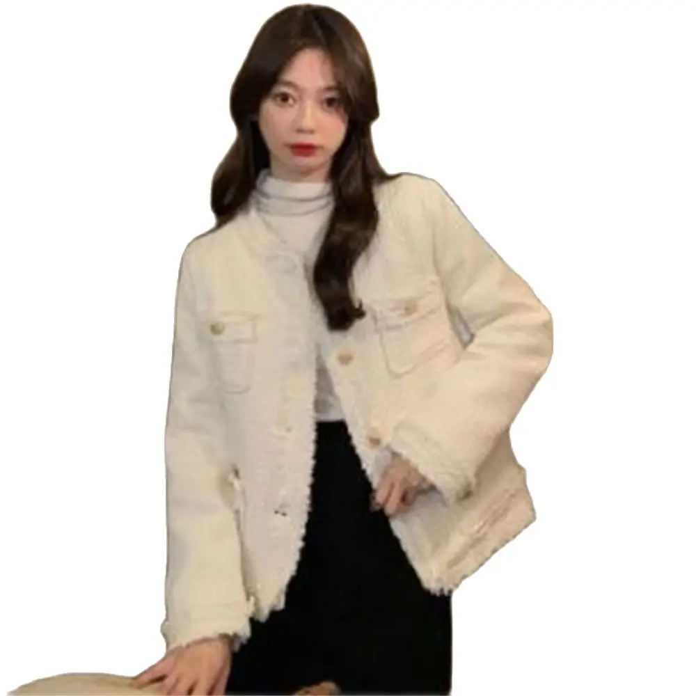 

Женский хлопковый пиджак с длинным рукавом, шикарный уличный топ из травы, весна 2023