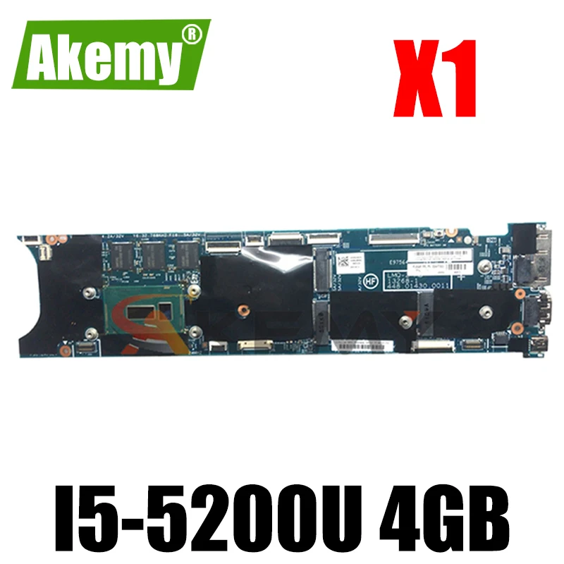 

Thinkpad подходит для материнской платы ноутбука X1 Carbon 3nd Gen I5-5200U 4GB. FRU 00HT352 00HT339 00HT339
