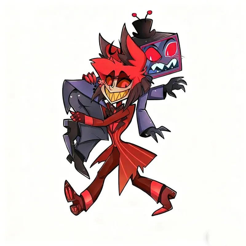 Акриловый стенд Hazbin Hotel Radiostatic Vox Alastor акриловый стенд золотые земли его забрал лес